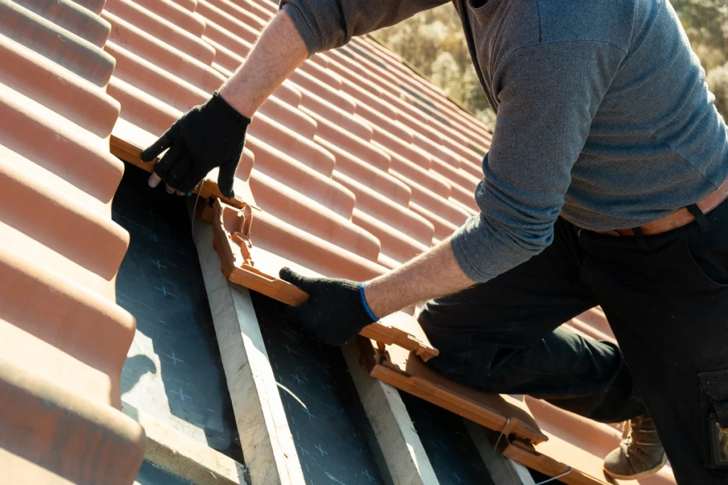 installing tile roof