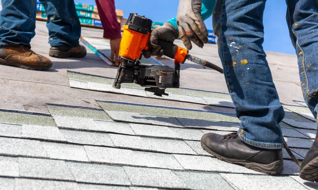 shingle installation