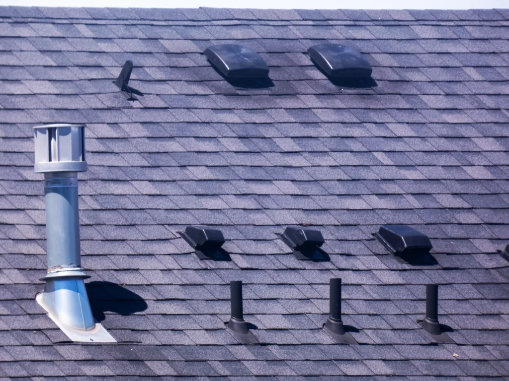 a variety of different types of roof vents