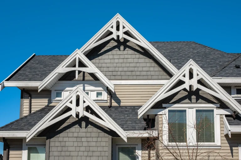 house with shingle roof