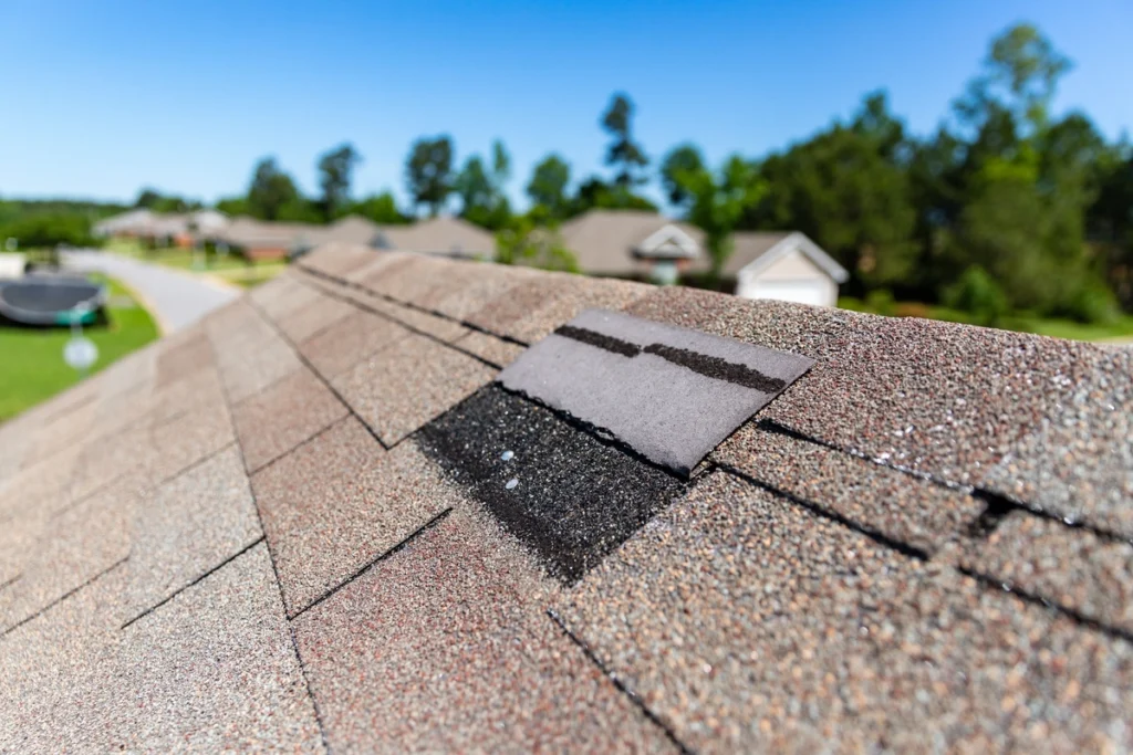 missing shingles