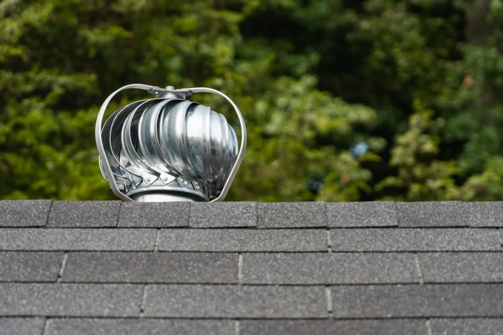 silver roof vent