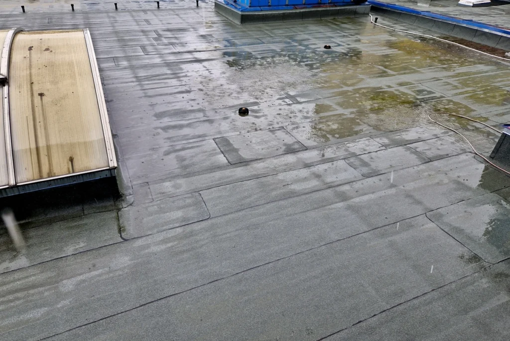 wet roof