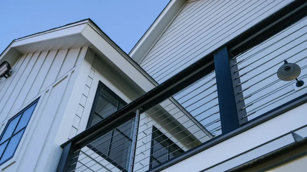 porch and hardie board siding