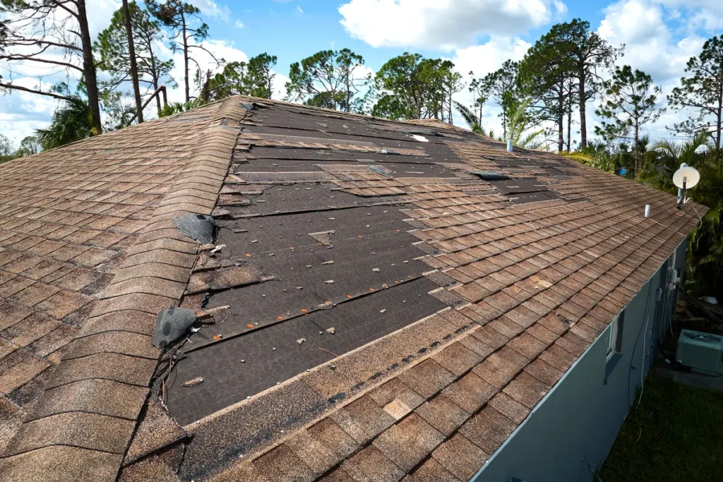 roof damage