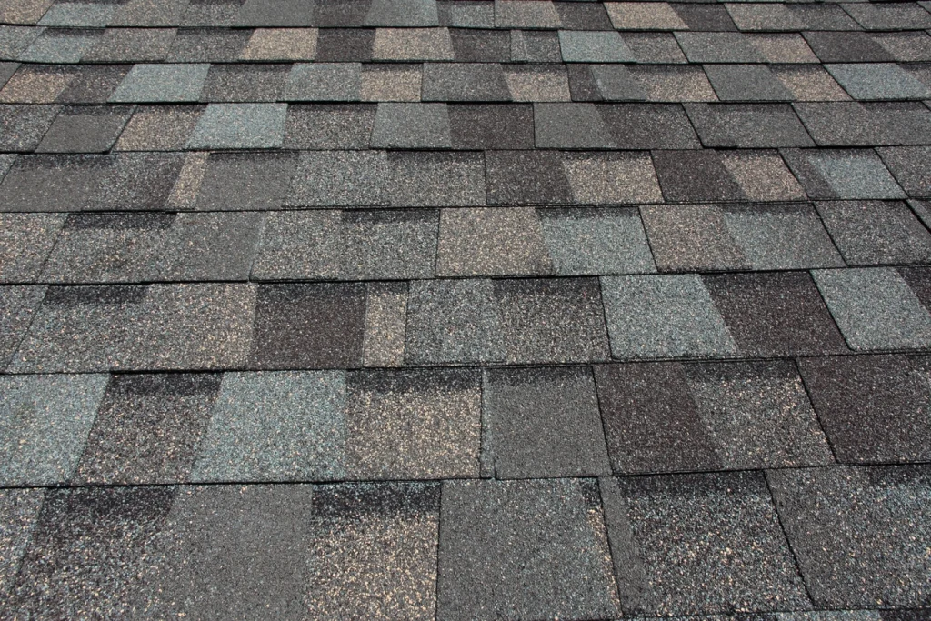 close up of asphalt shingles on a roof in Bardstown, KY