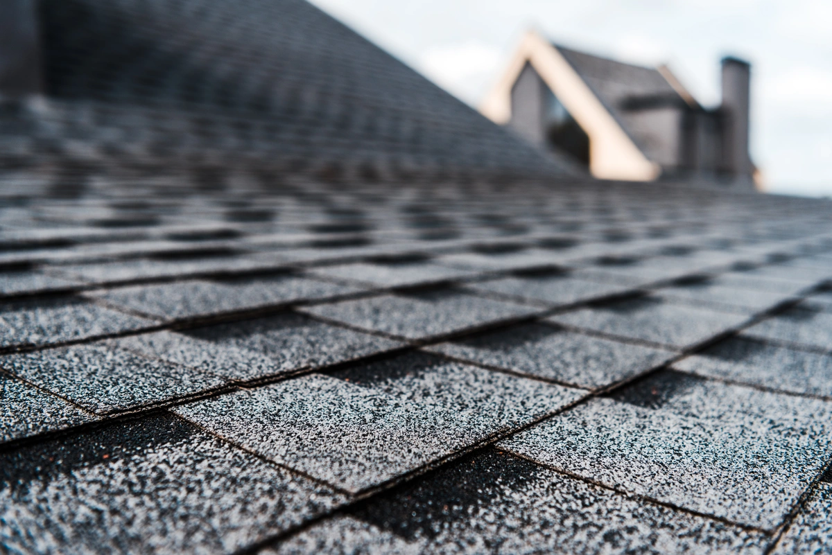 close up of asphalt shingles in Nicholasville, KY