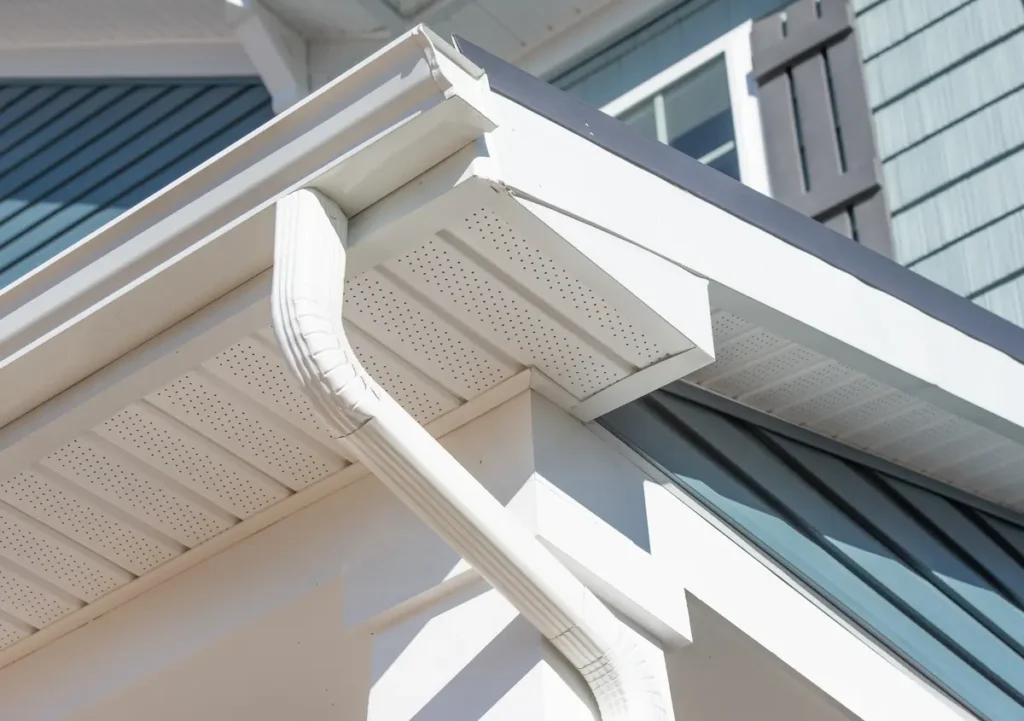 soffit vents and gutter