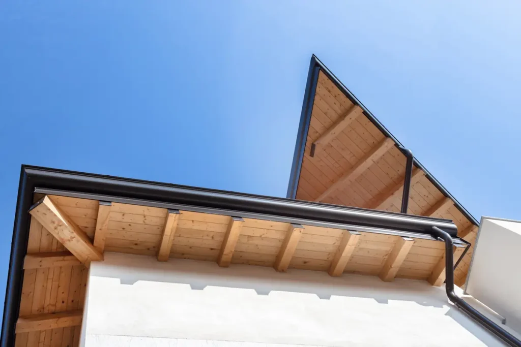 underside of gutter