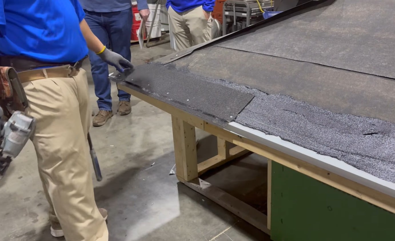 V.C. Veterans Contracting LLC crews install roof system to IBHS FORTIFIED standards.